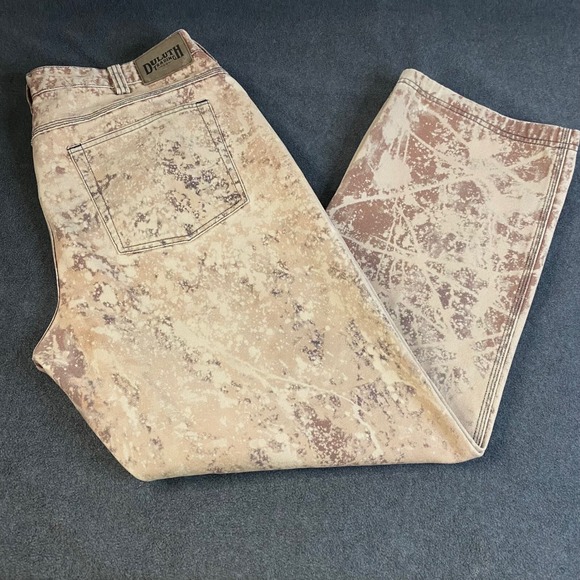 Duluth Trading Co. Men's Relaxed Fit Canvas Pants Distressed Workwear Size 40x32 - Picture 1 of 9